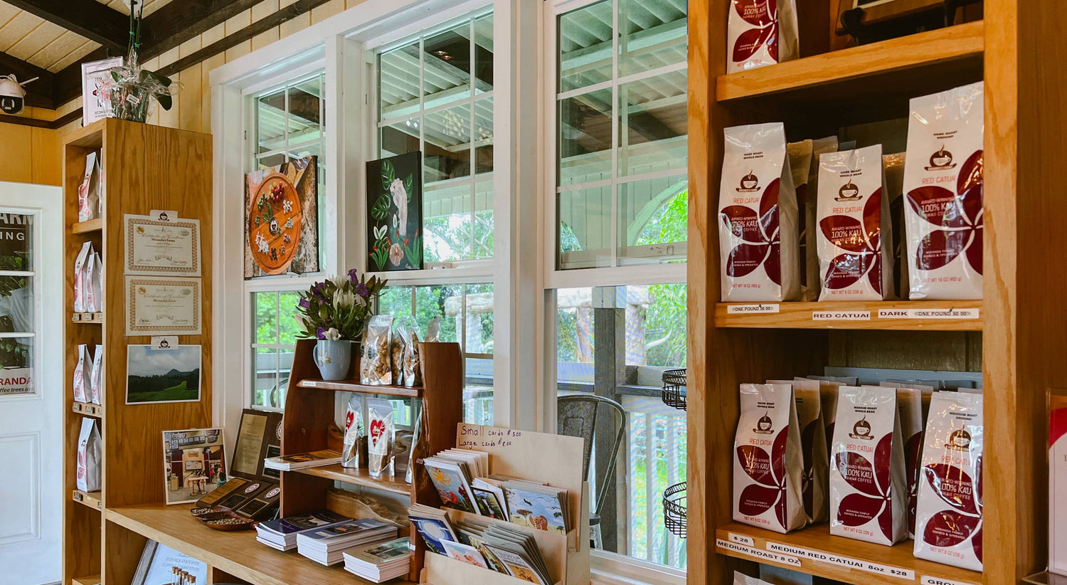 Buy Coffee at Mirandaʻs Farms Coffee Shop
