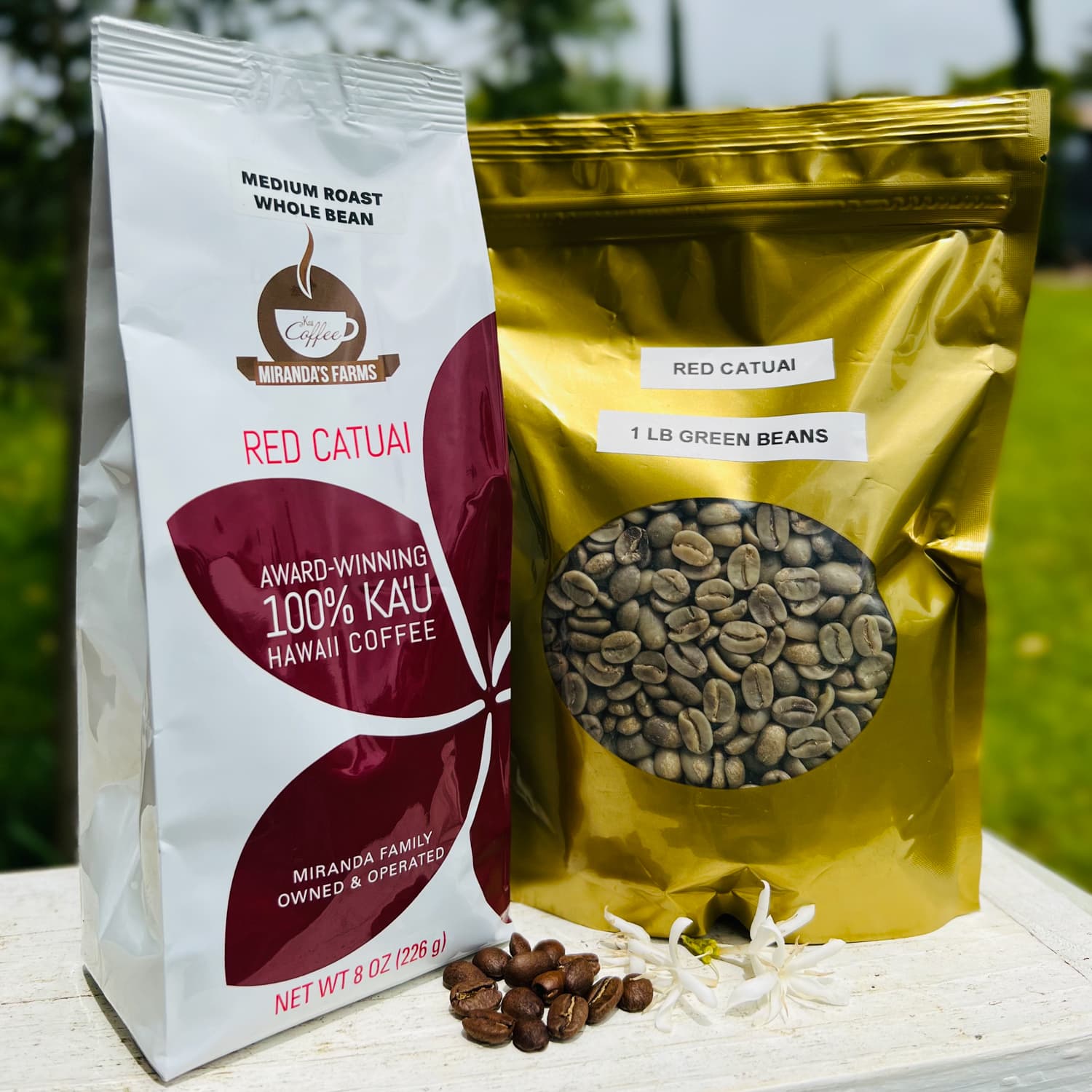100% hawaiian Kau coffee