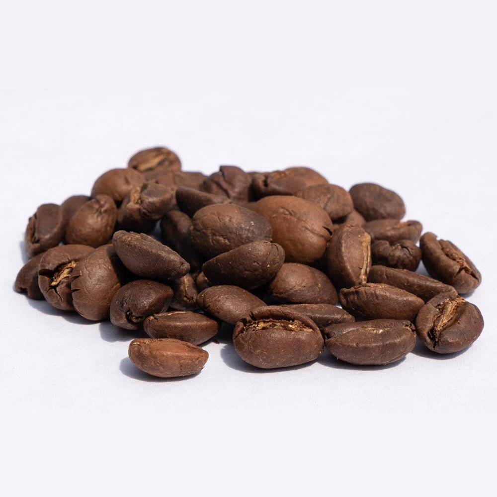 Medium roasted Typica coffee beans from Kaʻū, Hawaiʻi